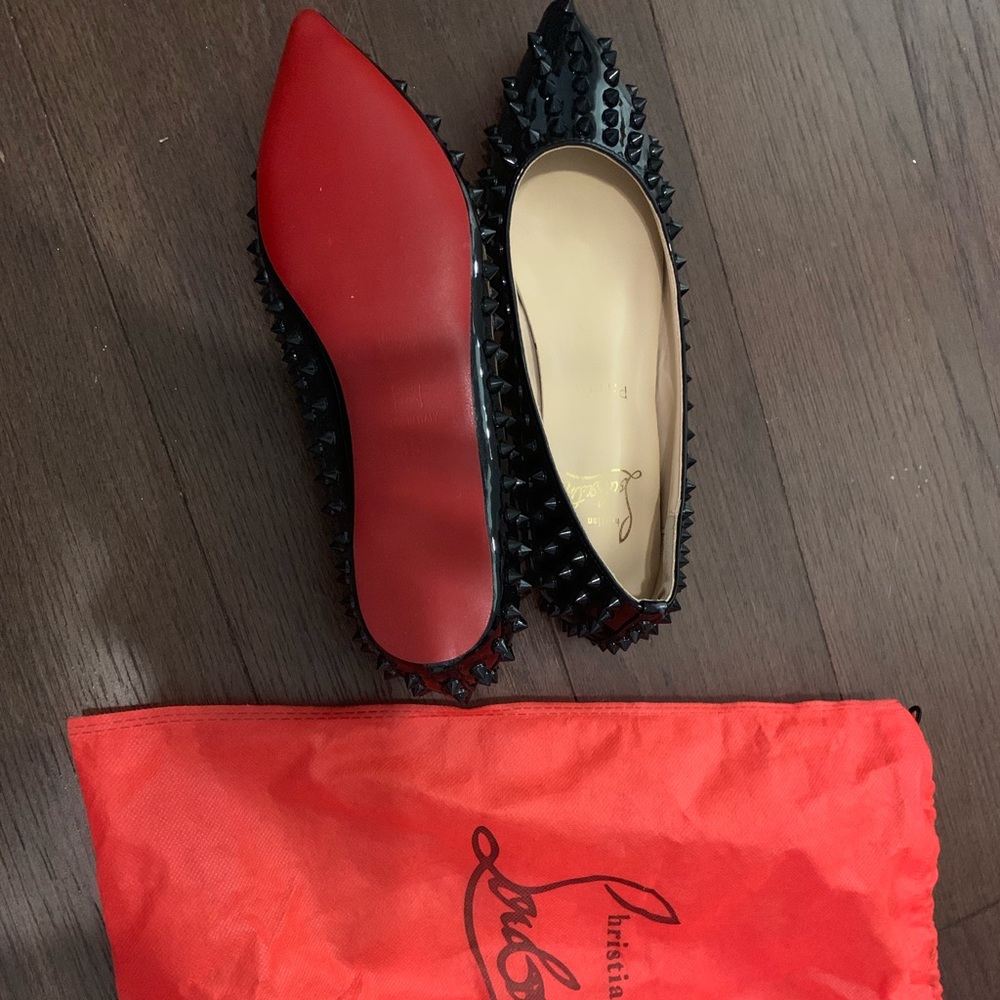 Christian Louboutin spike flats